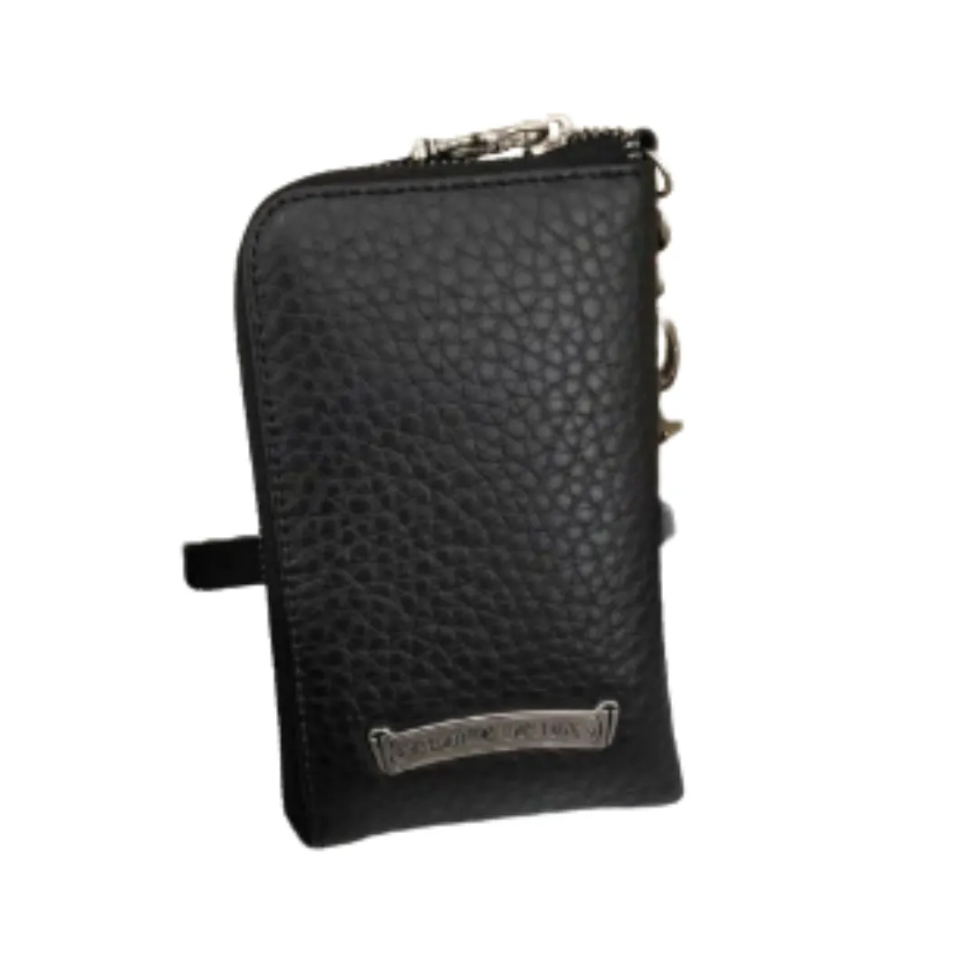 CHROME HEARTS（クロムハーツ）大クロスパッチ　ダガーチャック　ジップウォレット